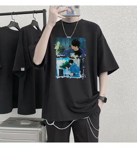 men's t-shirts hong kong wind short sleeve male summer version logo t shirt students loose tide match lovers concise s-3xl, White;black
men's t-shirts hong kong wind short sleeve male summer version logo t shirt students loose tide match lovers concise s-3xl, White;black