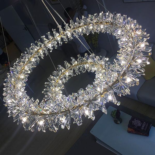 chandeliers 2021 flower crystal chandelier for home decoration g4 220v/110v