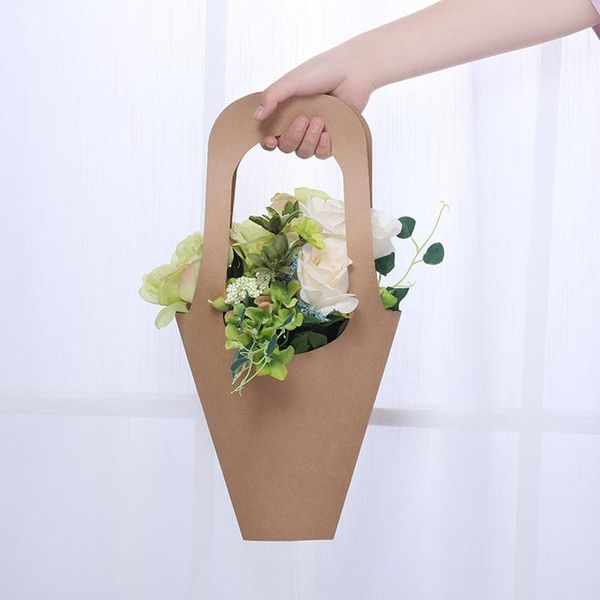 gift wrap 10pcs korean kraft paper bag portable flower box party artificial bouquet shop package material
gift wrap 10pcs korean kraft paper bag portable flower box party artificial bouquet shop package material