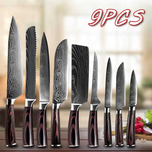 damascus pattern kitchen knife set chef knives japanese high carbon stee knife ceaver cooking cutter
damascus pattern kitchen knife set chef knives japanese high carbon stee knife ceaver cooking cutter