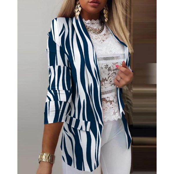 women's suits & blazers style ol long sleeve small suit women jacket casual elegant colorful printed coat lady turn-down office femme, White;black
women's suits & blazers style ol long sleeve small suit women jacket casual elegant colorful printed coat lady turn-down office femme, White;black