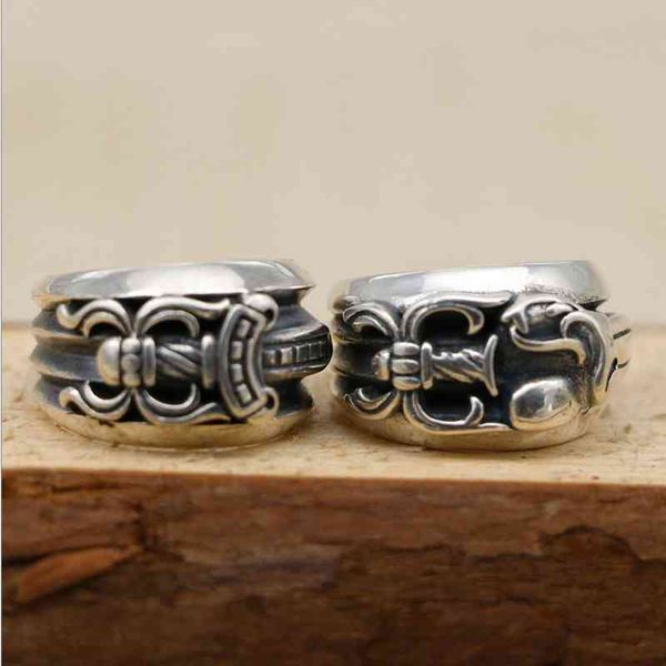 party favor chrome/hearts rings high version ch croix sword ring s925 sterling silver personalized fashion couple trend
party favor chrome/hearts rings high version ch croix sword ring s925 sterling silver personalized fashion couple trend