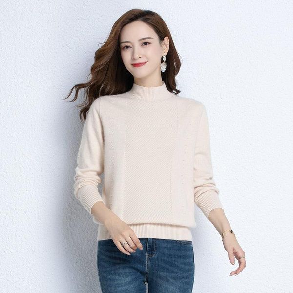 women's sweaters winter women cozy soft wool pullover beige black blue red green jacquard knitwear mock neck textured knit jersey, White;black
women's sweaters winter women cozy soft wool pullover beige black blue red green jacquard knitwear mock neck textured knit jersey, White;black
