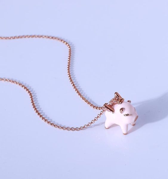 pendant necklaces three dimensional lovely enamel glaze pink flying pig necklace, Silver
pendant necklaces three dimensional lovely enamel glaze pink flying pig necklace, Silver
