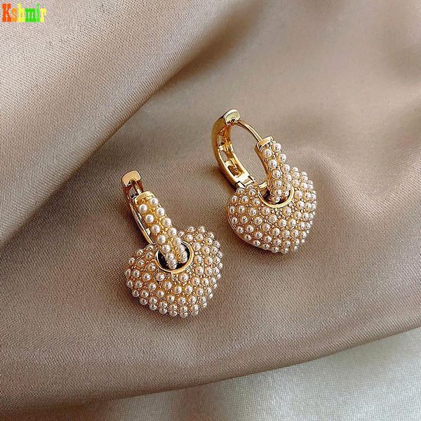 dangle & chandelier kshmir 2021 peach-heart pearl earrings with style women's pendant fashion girls jewelry gifts, Silver
dangle & chandelier kshmir 2021 peach-heart pearl earrings with style women's pendant fashion girls jewelry gifts, Silver