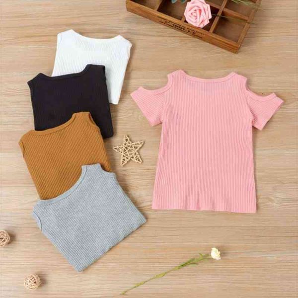 baby girl summer solid t shirt kid child sleeve clothes shirts children, Blue 
baby girl summer solid t shirt kid child sleeve clothes shirts children, Blue