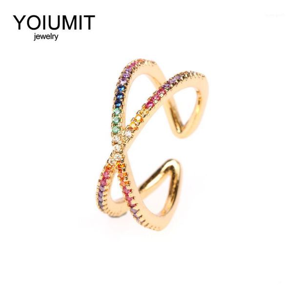 cluster rings yoiumit 2021 unique design open geometric cross ring fashion zircon female bling for women jewelry1, Golden;silver
cluster rings yoiumit 2021 unique design open geometric cross ring fashion zircon female bling for women jewelry1, Golden;silver