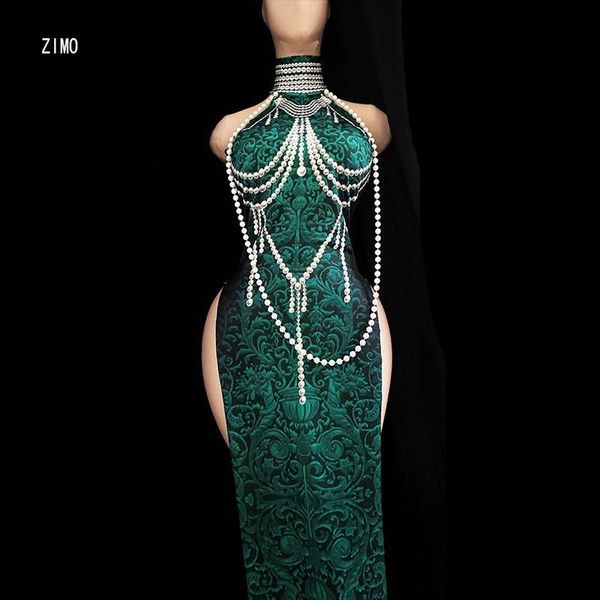 casual dresses chinese style cheongsam chain beaded hanfu women pearl folk dance costume sleeveless long dress gown stage performance ethnic, Black;gray
casual dresses chinese style cheongsam chain beaded hanfu women pearl folk dance costume sleeveless long dress gown stage performance ethnic, Black;gray