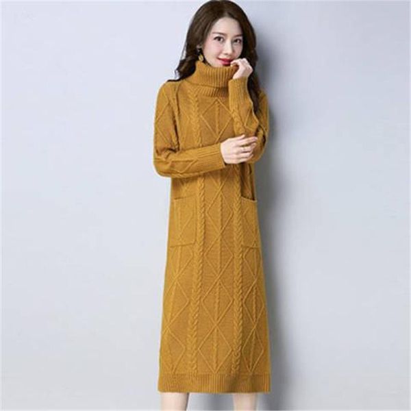 casual dresses 2021 autumn winter turtleneck knitting women fashion long sweater female warm sleeve plus size 2xl pullover, Black;gray
casual dresses 2021 autumn winter turtleneck knitting women fashion long sweater female warm sleeve plus size 2xl pullover, Black;gray