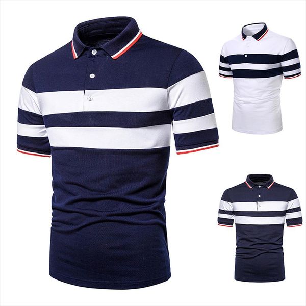 casual short sleeve tee shirt men polo male adults summer autumn double color splicing lapel breathable clothes, White;black
casual short sleeve tee shirt men polo male adults summer autumn double color splicing lapel breathable clothes, White;black
