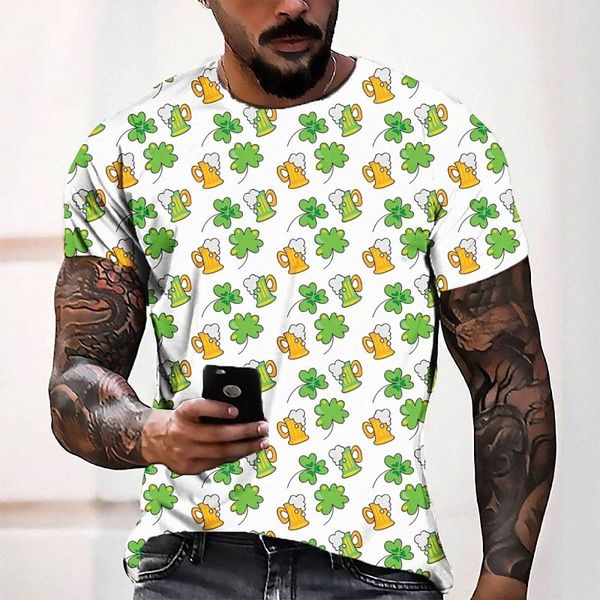 men's tee t shirt 3d print graphic saint patrick day round neck casual daily 3d print short sleeve fashion designer cool comfortable g, White;black
men's tee t shirt 3d print graphic saint patrick day round neck casual daily 3d print short sleeve fashion designer cool comfortable g, White;black