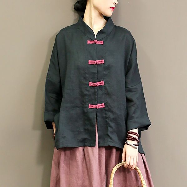 chinese style clothing women linen traditional stand collar hanfu streetwear tang suit vintage long sleeve jackets 12534, Red
chinese style clothing women linen traditional stand collar hanfu streetwear tang suit vintage long sleeve jackets 12534, Red