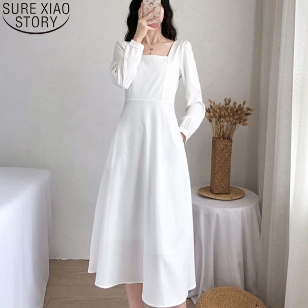 white vintage square collar autumn french elegant backless dresses gentle sweet temperament slim midi dress 13016 210417, Black;gray
white vintage square collar autumn french elegant backless dresses gentle sweet temperament slim midi dress 13016 210417, Black;gray