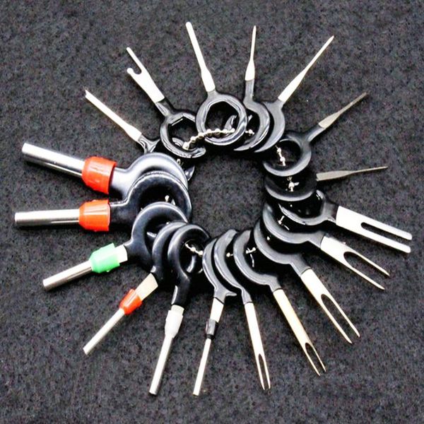 automotive repair kits 18pcs car terminal removal kit plug remove tool set key wiring crimp connector pin extractor puller
automotive repair kits 18pcs car terminal removal kit plug remove tool set key wiring crimp connector pin extractor puller