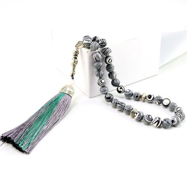 beaded, strands tasbih natural malachite stone metal tassel 33 66 99 prayer beads islamic fashion muslim rosary, Black
beaded, strands tasbih natural malachite stone metal tassel 33 66 99 prayer beads islamic fashion muslim rosary, Black