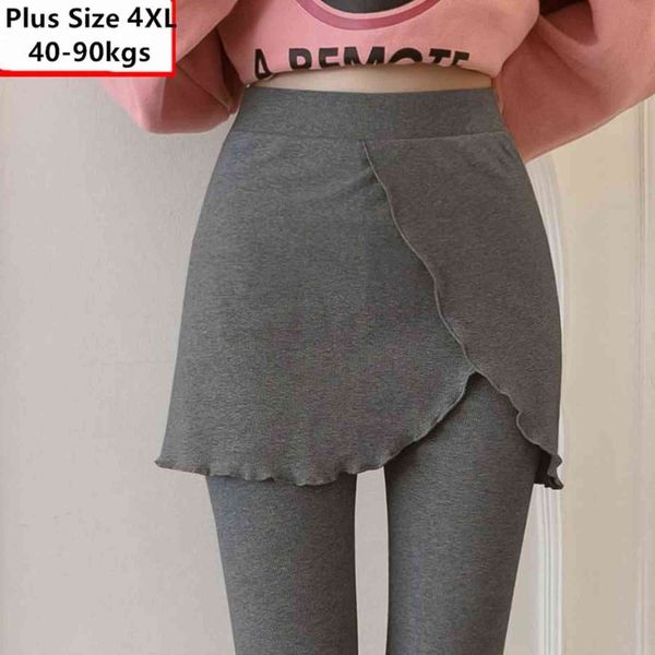 autumn winter cotton knitted leggings women fake two pieces ruffles skirt and leggings pants 211117, Black
autumn winter cotton knitted leggings women fake two pieces ruffles skirt and leggings pants 211117, Black