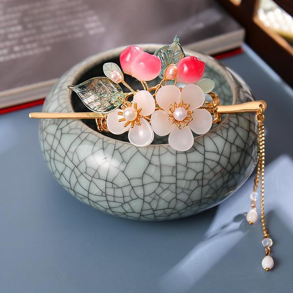 hair clips & barrettes retro stick set with flower hairpin chinese style hanfu clothing chopsticks styling accessories for women, Golden;silver
hair clips & barrettes retro stick set with flower hairpin chinese style hanfu clothing chopsticks styling accessories for women, Golden;silver