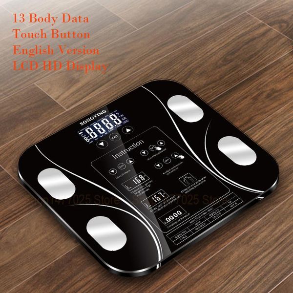 english version electronic smart weighing scales bathroom body fat bmi scale digital human weight mi floor lcd display & kitchen
english version electronic smart weighing scales bathroom body fat bmi scale digital human weight mi floor lcd display & kitchen