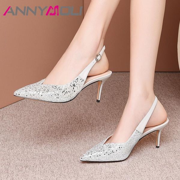 dress shoes annymoli high heels women pumps bling thin slingbacks buckle pointed toe party ladies spring size 33-39, Black
dress shoes annymoli high heels women pumps bling thin slingbacks buckle pointed toe party ladies spring size 33-39, Black