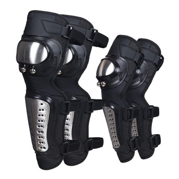 elbow & knee pads outdoor off-road motorcycle anti-fall pad protective gear stainless steel hard sheel protection sets, Black;gray
elbow & knee pads outdoor off-road motorcycle anti-fall pad protective gear stainless steel hard sheel protection sets, Black;gray