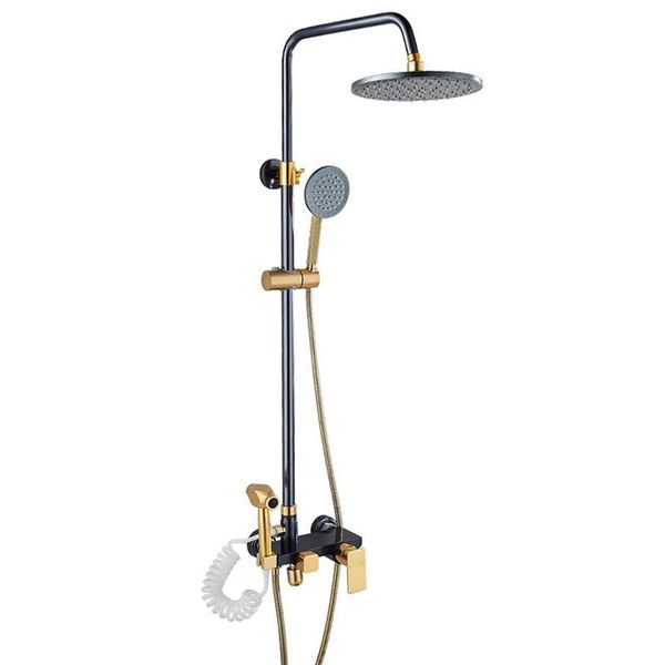 black gold bathroom shower set wall mouted aluminum rain bath faucet bathtub mixer tap sets
black gold bathroom shower set wall mouted aluminum rain bath faucet bathtub mixer tap sets