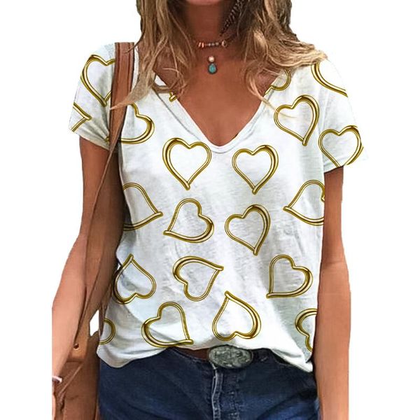 women's t-shirt 2021 cotton cute love print cross v neck loose short sleeve casual elegant harajuku plus size 2xs-3xl, White
women's t-shirt 2021 cotton cute love print cross v neck loose short sleeve casual elegant harajuku plus size 2xs-3xl, White