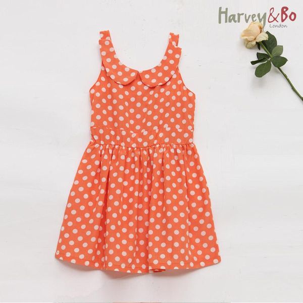 girl's dresses girls dress girl dot vest summer children clothing, Red;yellow
girl's dresses girls dress girl dot vest summer children clothing, Red;yellow