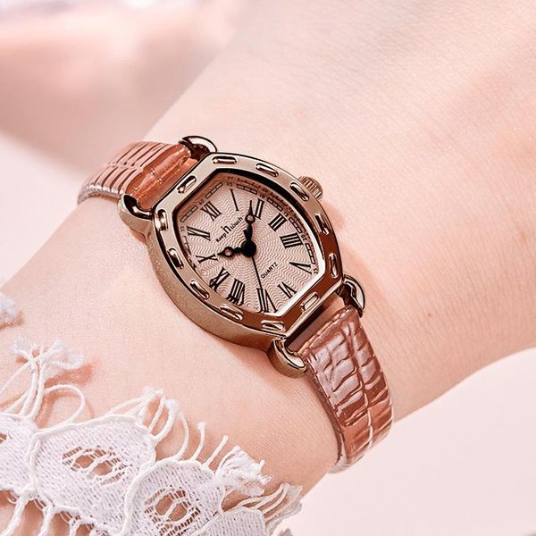 wristwatches fashion small leather women quartz luxury 2021 waterproof elegant ladies watch casual female watches zegarek damski, Slivery;brown
wristwatches fashion small leather women quartz luxury 2021 waterproof elegant ladies watch casual female watches zegarek damski, Slivery;brown