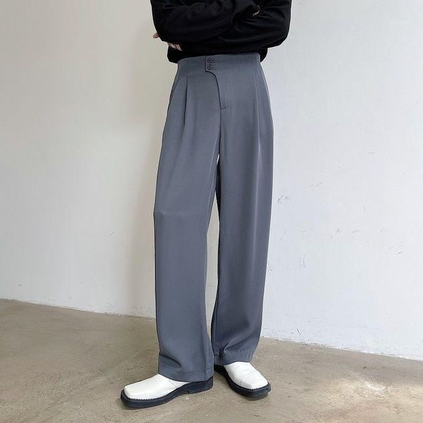men's suits & blazers formal suit pants men korean fashion loose wide-leg business party dress casual trousers, White;black
men's suits & blazers formal suit pants men korean fashion loose wide-leg business party dress casual trousers, White;black