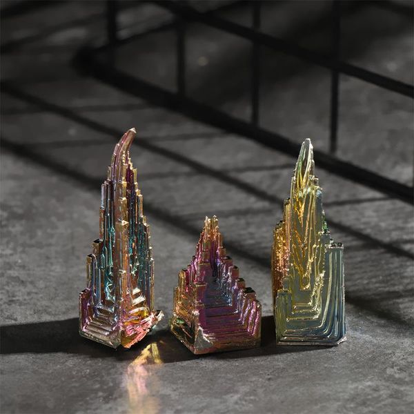decorative objects & figurines 1pc natural quartz crystal bismuth ore cluster mineral specimen healing stone gift bonsai ornament rough pyra
decorative objects & figurines 1pc natural quartz crystal bismuth ore cluster mineral specimen healing stone gift bonsai ornament rough pyra