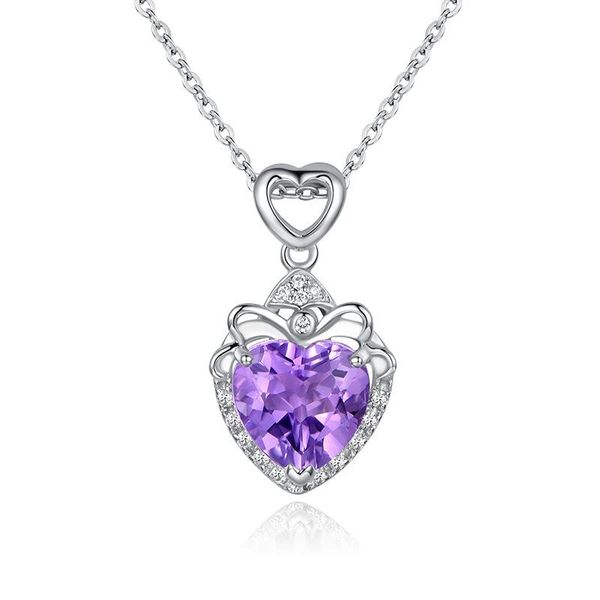 pendant necklaces platinum necklace zircon pendants come running amethyst items fall mossan stone short collarbone chain holiday gift, Silver
pendant necklaces platinum necklace zircon pendants come running amethyst items fall mossan stone short collarbone chain holiday gift, Silver