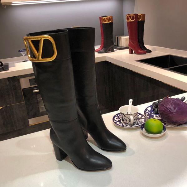 designer high tube thick heel casual women's shoes, genuine leather fashion luxury,warm and comfortable, Black
designer high tube thick heel casual women's shoes, genuine leather fashion luxury,warm and comfortable, Black