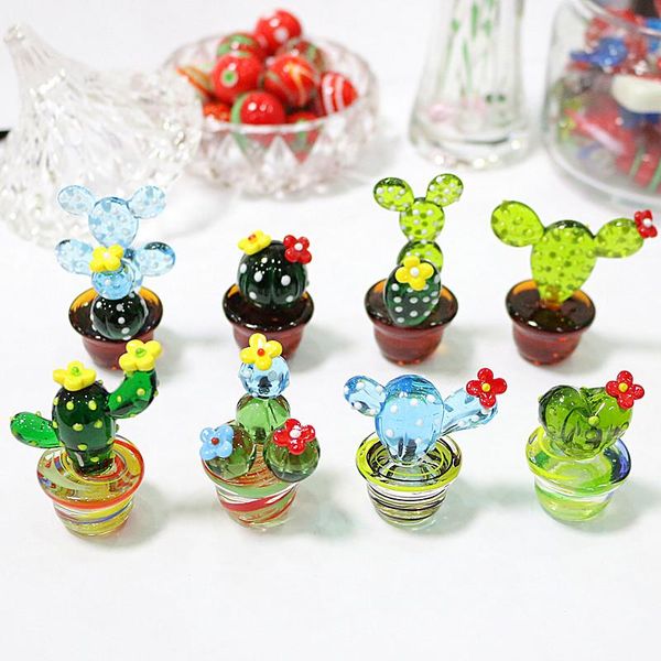 decorative objects & figurines handmade murano glass cactus ornaments deskcraft adornment creative colorful cute miniature plant for hom
decorative objects & figurines handmade murano glass cactus ornaments deskcraft adornment creative colorful cute miniature plant for hom