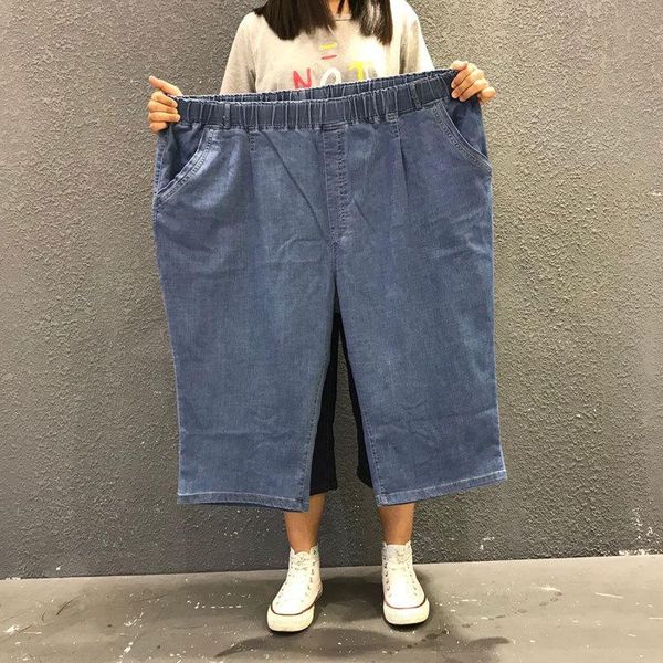 women's jeans plus size women capri pants pencil female elastic high waisted strech ladies summer thin denim trousers bc131, Blue
women's jeans plus size women capri pants pencil female elastic high waisted strech ladies summer thin denim trousers bc131, Blue