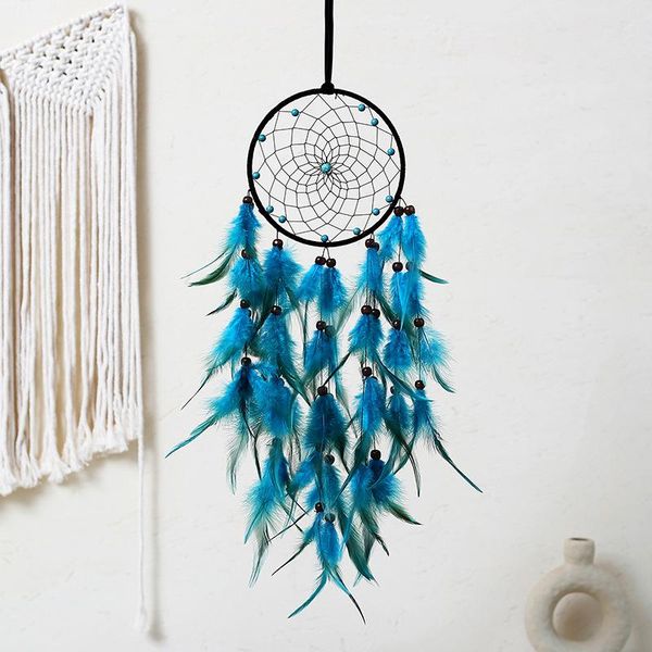 decorative objects & figurines blue feathers dream catcher beautiful handmade macrame for wall hanging decor ts3 wind chimes decorations
decorative objects & figurines blue feathers dream catcher beautiful handmade macrame for wall hanging decor ts3 wind chimes decorations