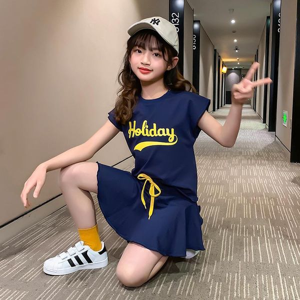 cotton spring summer girls clothing suits skirt pullover kids teenager outwear two piece sets, White
cotton spring summer girls clothing suits skirt pullover kids teenager outwear two piece sets, White
