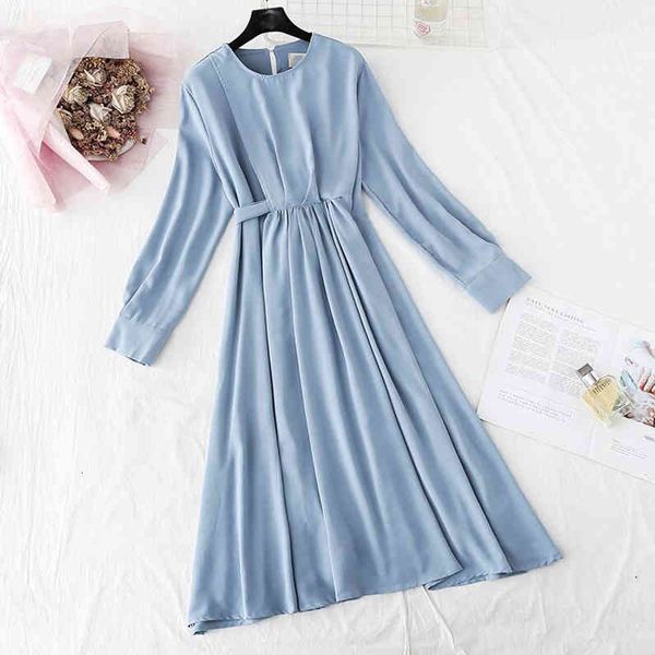 dresses spring autumn vintage chiffon women solid color o-neck elegant party long sleeve vestidos plus size bodycon, Black;gray
dresses spring autumn vintage chiffon women solid color o-neck elegant party long sleeve vestidos plus size bodycon, Black;gray