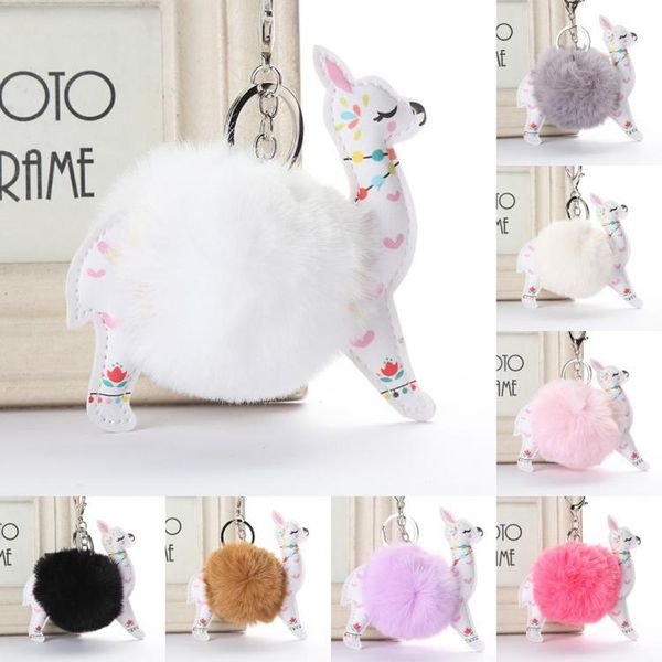plush animal alpaca keychain fluffy ball leather keyring artificial rabbit fur pompom keyfobs jewelry for women, Slivery;golden
plush animal alpaca keychain fluffy ball leather keyring artificial rabbit fur pompom keyfobs jewelry for women, Slivery;golden