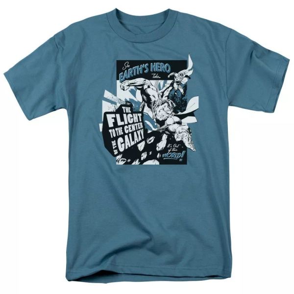 Superman Center Of The Galaxy T-Shirt DC Comics Sizes S-3X NEW, White;black