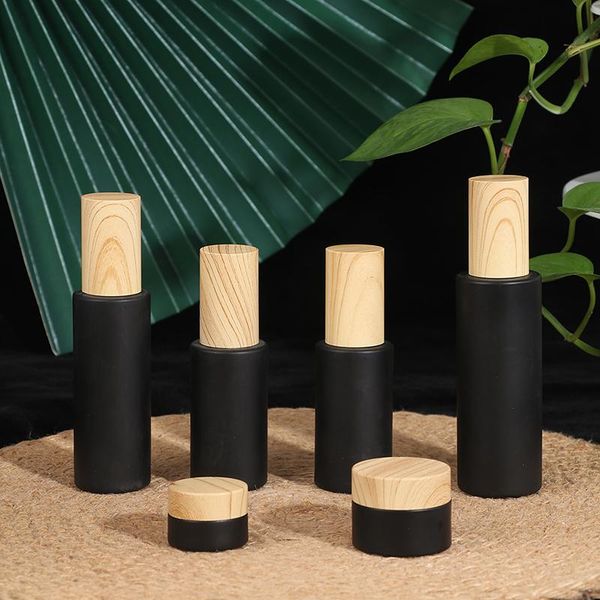 storage bottles & jars 1pcs 5g/10g/20g/30g/60g frosted glass jar skin care eye cream pot refillable bottle cosmetic container with wood grai
storage bottles & jars 1pcs 5g/10g/20g/30g/60g frosted glass jar skin care eye cream pot refillable bottle cosmetic container with wood grai