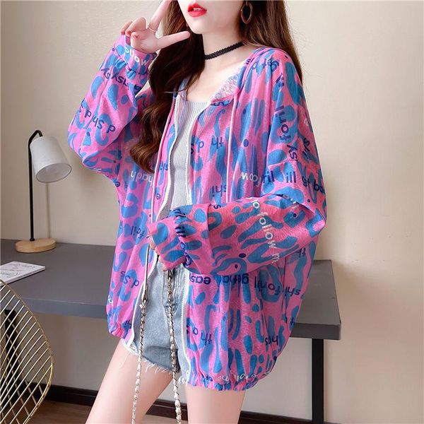 women's hoodies & sweatshirts fashion printing long sleeves zipper loose casual sun-protective thin coat wholesale 2021 female clothes, Black
women's hoodies & sweatshirts fashion printing long sleeves zipper loose casual sun-protective thin coat wholesale 2021 female clothes, Black
