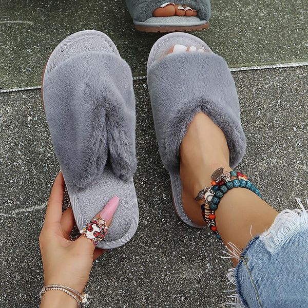slippers 2021 winter women fur home solid color bedroom living room fashion simplicity faux warm flat, Black
slippers 2021 winter women fur home solid color bedroom living room fashion simplicity faux warm flat, Black