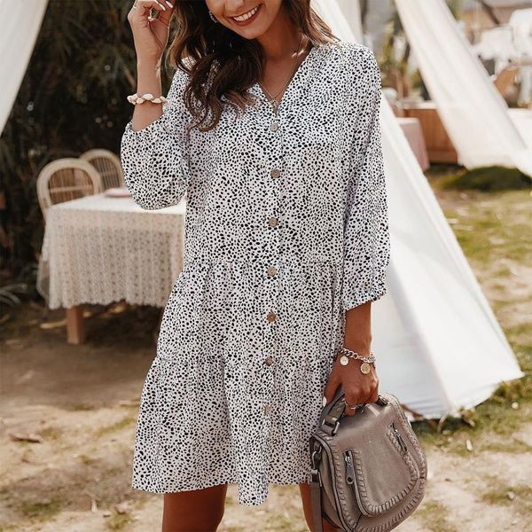 casual dresses fashion boho beach women's floral long sleeve v-neck button slim mini sundress autumn party holiday vestidos, Black;gray
casual dresses fashion boho beach women's floral long sleeve v-neck button slim mini sundress autumn party holiday vestidos, Black;gray