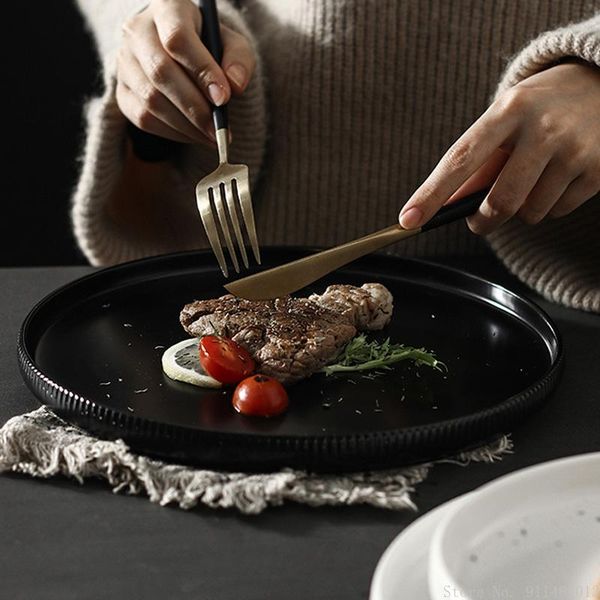 1pc/dinner plate ceramic afternoon tea outdoor party dinner pasta steak family restaurant supplies gift dishes & plates
1pc/dinner plate ceramic afternoon tea outdoor party dinner pasta steak family restaurant supplies gift dishes & plates