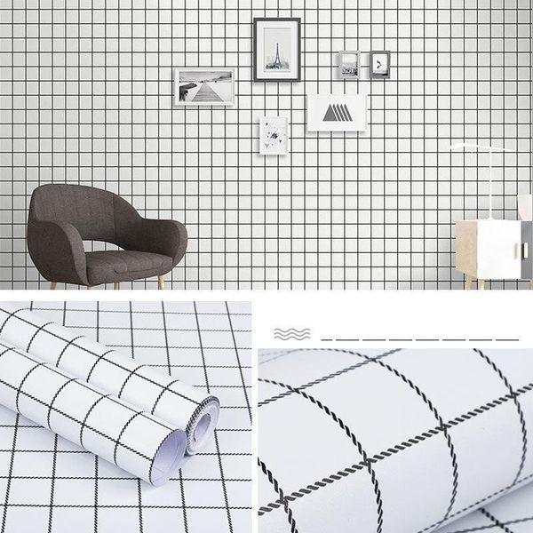 wallpapers 45cm*10m classic contracted grid 3d wallpaper and waterproof self-adhesive pvc wall paper for home decoration livinghome
wallpapers 45cm*10m classic contracted grid 3d wallpaper and waterproof self-adhesive pvc wall paper for home decoration livinghome