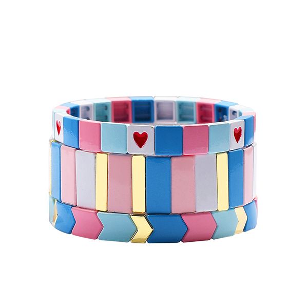 enamel tiles bracelet set women girls wristband myuki tila bead vsco bracelets arrow stackable colorblock jewelry 2021, Black
enamel tiles bracelet set women girls wristband myuki tila bead vsco bracelets arrow stackable colorblock jewelry 2021, Black