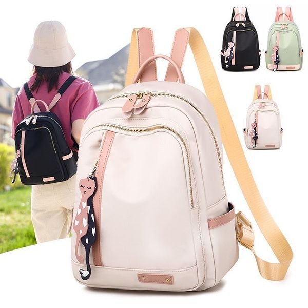 backpack fashion oxford cloth simple light leisure travel small fresh double shoulder women's bag 9196
backpack fashion oxford cloth simple light leisure travel small fresh double shoulder women's bag 9196