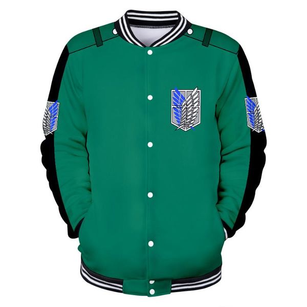 men's jackets japan anime attack on titan men baseball jacket hoodie sweatshirt cotton fleece casual harajuku streetwear cartoon winter, Black;brown
men's jackets japan anime attack on titan men baseball jacket hoodie sweatshirt cotton fleece casual harajuku streetwear cartoon winter, Black;brown