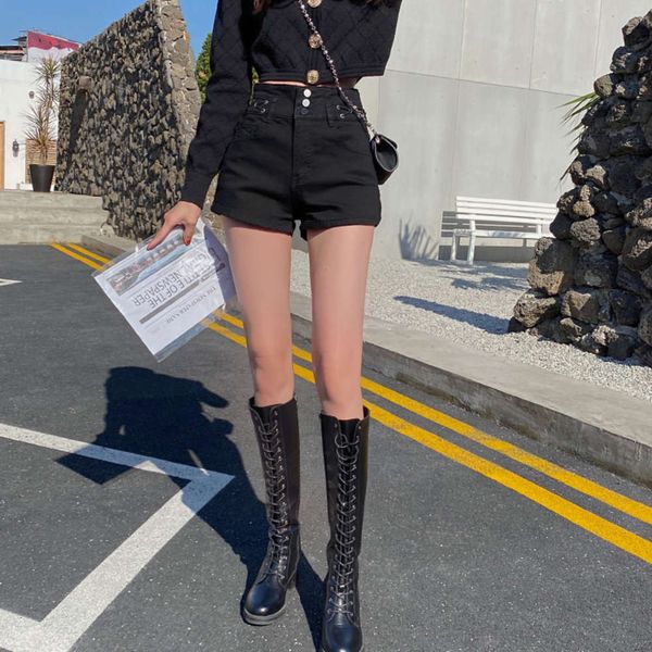 women's jeans autumn winter 2021 black slim versatile boots pants with high waist wide leg design button and shorts for psqn, Blue
women's jeans autumn winter 2021 black slim versatile boots pants with high waist wide leg design button and shorts for psqn, Blue