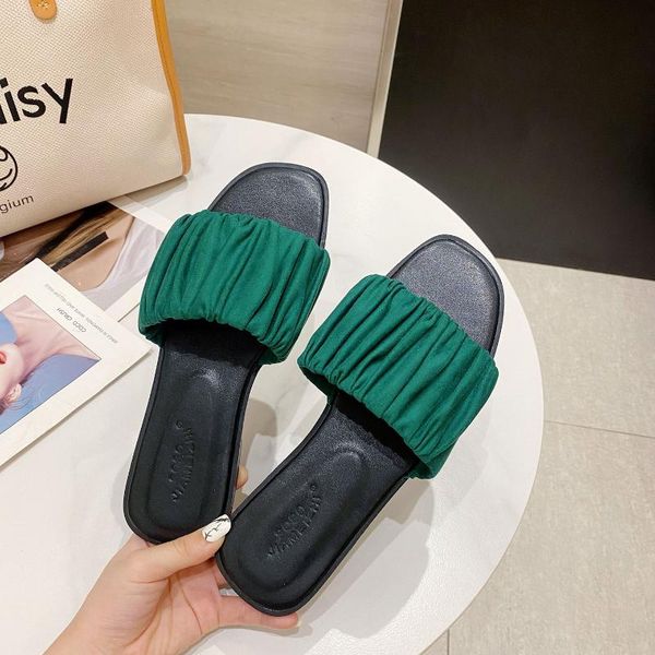 slippers 2021 summer fashion beach pleated ruffles princess sweet ladies square toe indoor outdoor women shoes, Black
slippers 2021 summer fashion beach pleated ruffles princess sweet ladies square toe indoor outdoor women shoes, Black